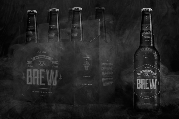 Bitches' Brew design branding identity by Wedge and Lever 0 _006