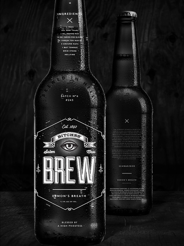 Bitches' Brew design branding identity by Wedge and Lever 0 _007