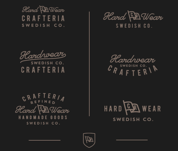 Crafteria Branch Branding, Typography Jorgen Grotdal Design 1_002