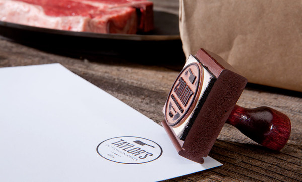 Jeff Rauch Taylor's Ol' Fashion Meats branding design _002