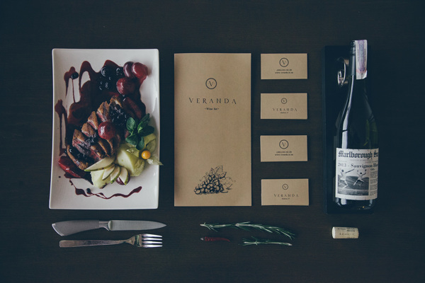 Tibor Tovt Veranda restaurant visual identity branding design _006