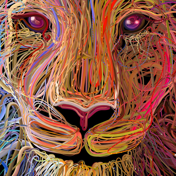 Charis Tsevis Lion of Lyon illustration AMS Design Blog_008