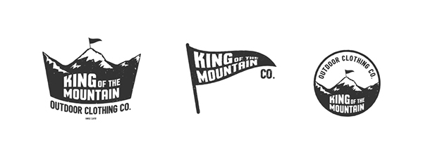 King of the Mountain Branding design on AMS Design Blog_000